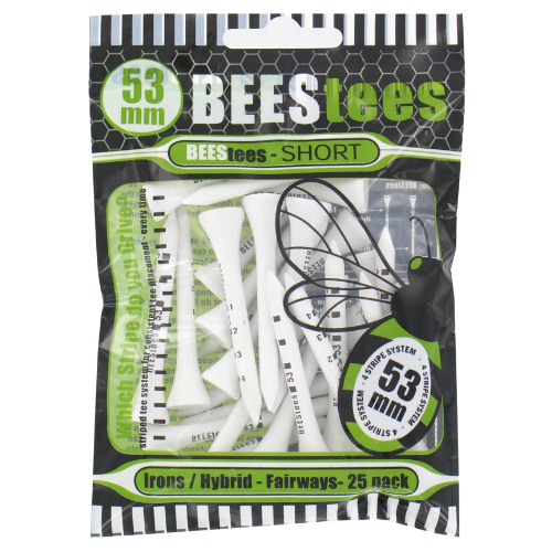 Bees Tees Wood Golf Tees