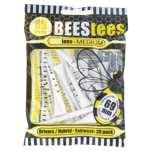 Bees Tees Wood Golf Tees